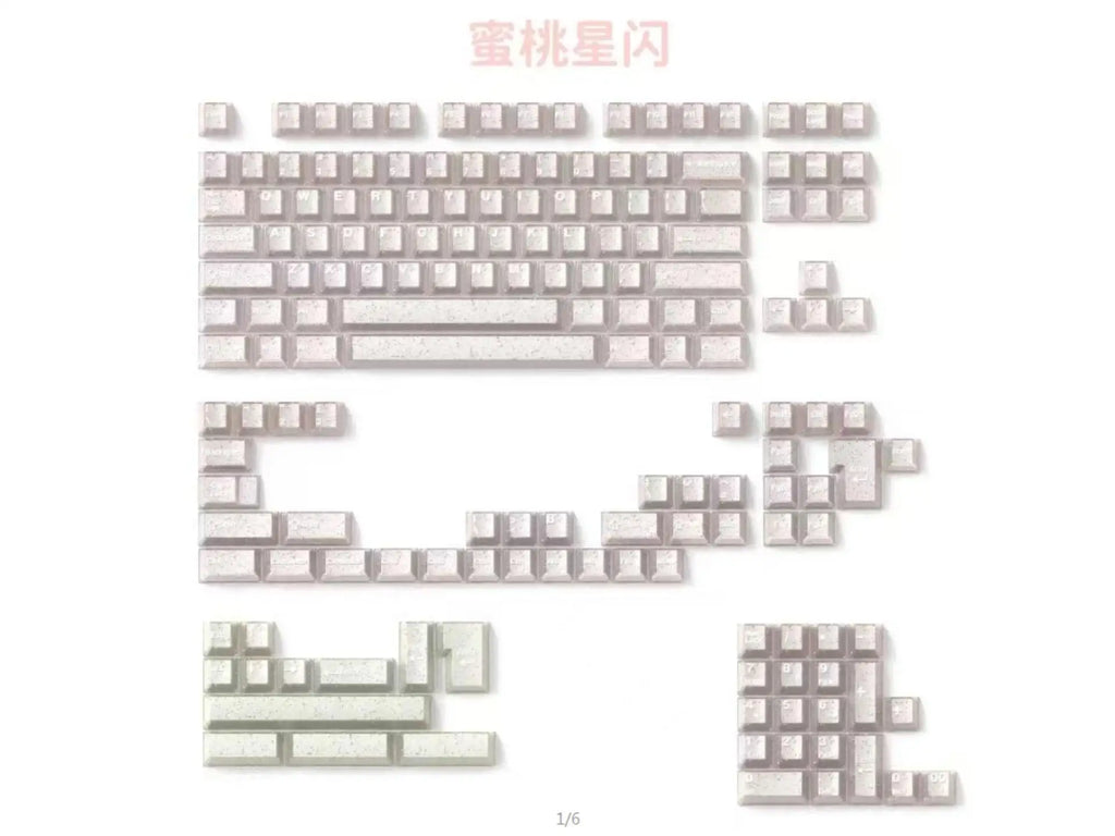 172 Keys/Set Double Shot Keycaps ABS GMK Classic Retro Clone 7u Space Keycap for MX Switches ISO ANSI Layout Mechanical Keyboard