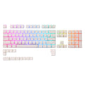 XDA Profile Pudding Keycaps Set, PBT Double Shot Translucent for ISO & ANSI Layout 60/65/68/75/87/98/104 Mechanical Keyboard