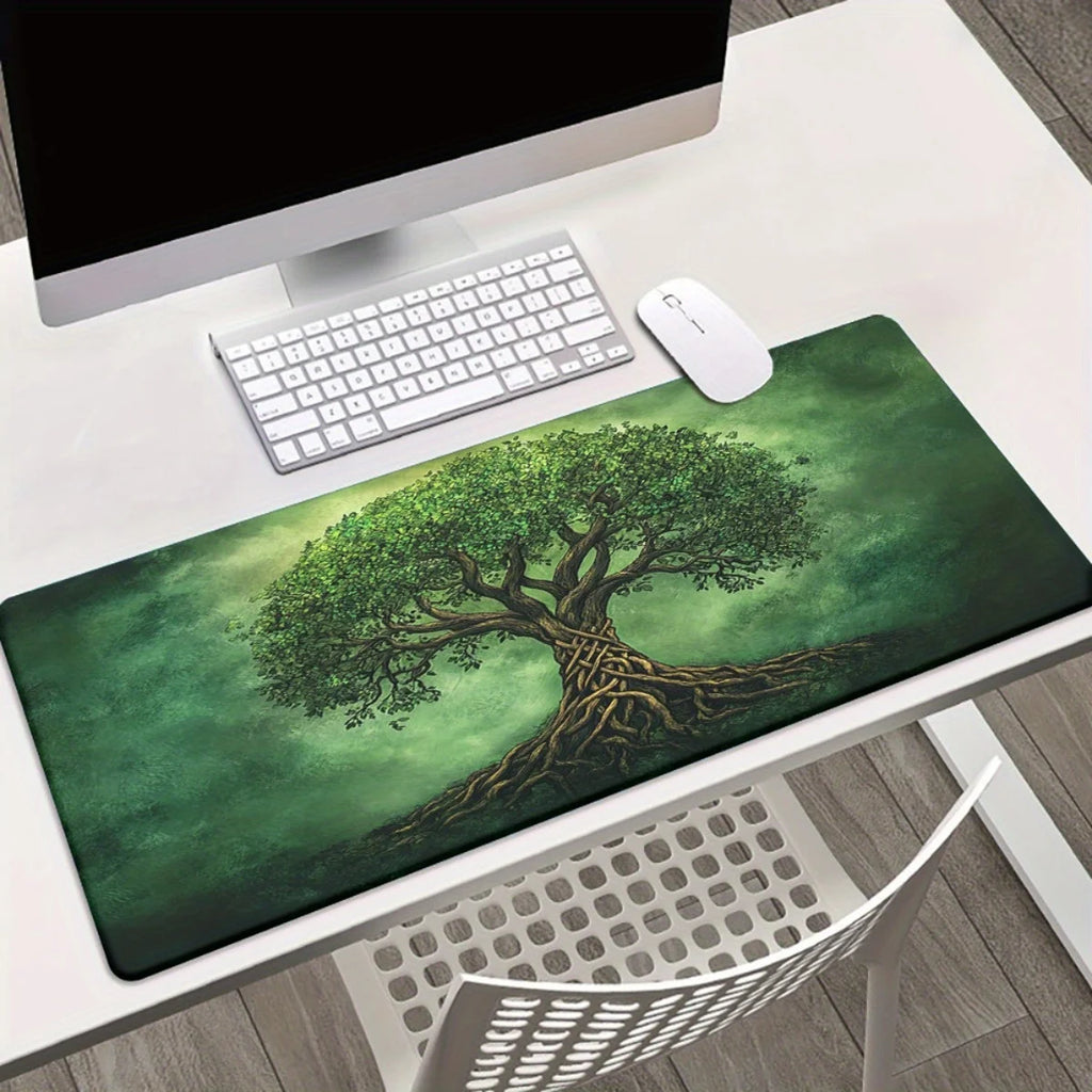 Giant tree of life large Mouse Pad Desk Mat Non-Slip Durable Stitched Edge keyboard mouse mat Gaming mat mauspad משטח לעכבר מחשב