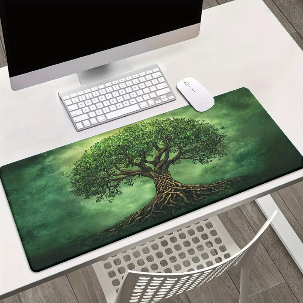 Giant tree of life large Mouse Pad Desk Mat Non-Slip Durable Stitched Edge keyboard mouse mat Gaming mat mauspad משטח לעכבר מחשב