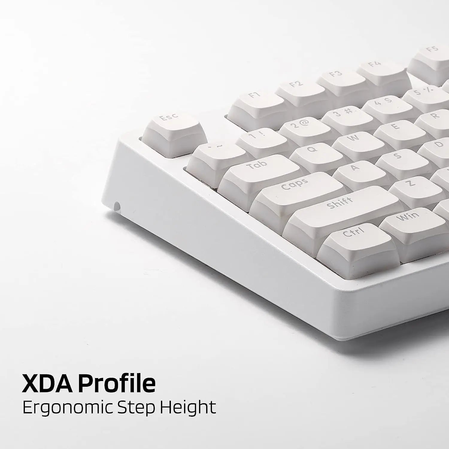 XDA Profile Pudding Keycaps Set, PBT Double Shot Translucent for ISO & ANSI Layout 60/65/68/75/87/98/104 Mechanical Keyboard