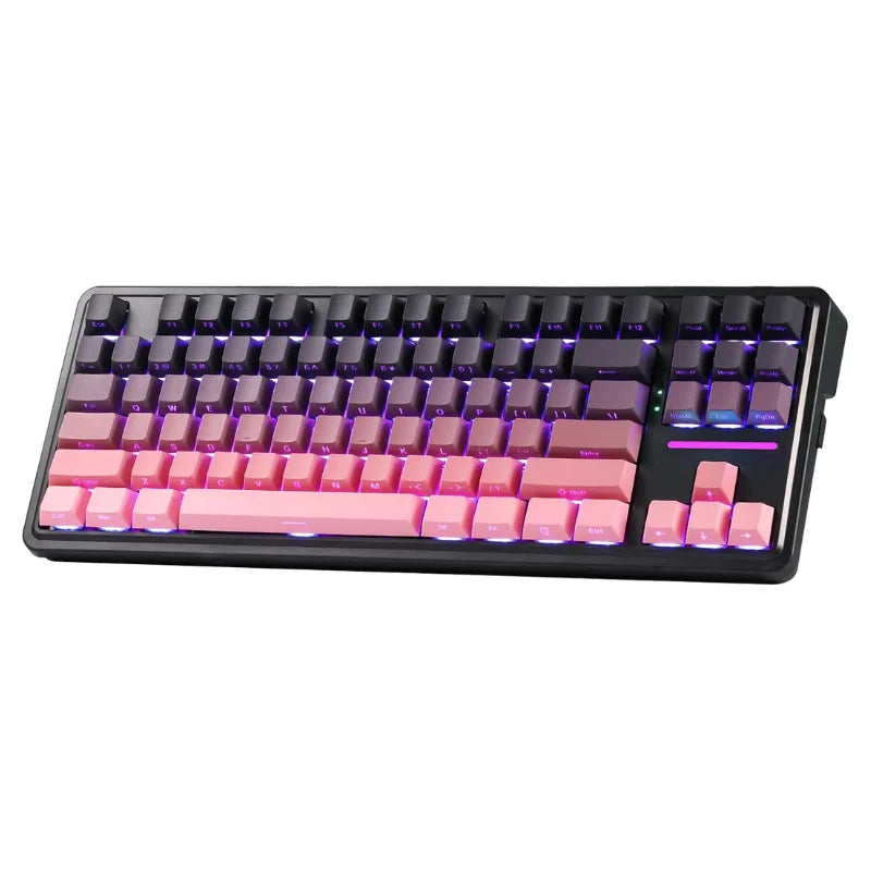 Redragon K728 PRO 80% Wireless Gasket Gaming Keyboard, 3-Mode 87 Keys TKL Mechanical Keyboard w/South-Facing LED & Hot-Swap Sock