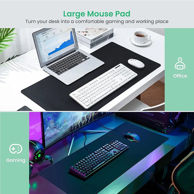 Black and gray gradient map design Mouse Pad Desk Mat Stitched Edge Durable Non-Slip Gaming pads tapis souris משטח לעכבר מחשב