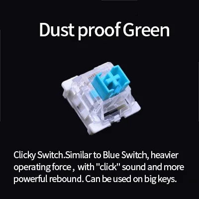 Outemu Dustproof Switch Blue Red Black Brown RGB Clicky Linear Tactile Silent Switches for MX Mechanical Gamer Keyboard Switch