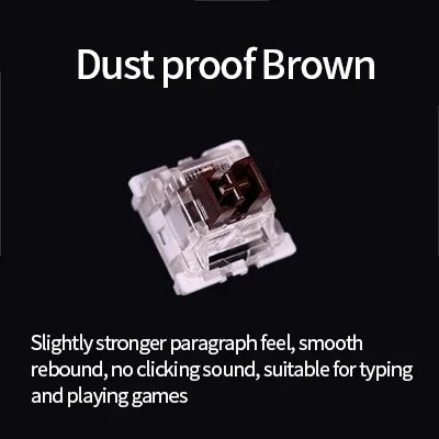 Outemu Dustproof Switch Blue Red Black Brown RGB Clicky Linear Tactile Silent Switches for MX Mechanical Gamer Keyboard Switch