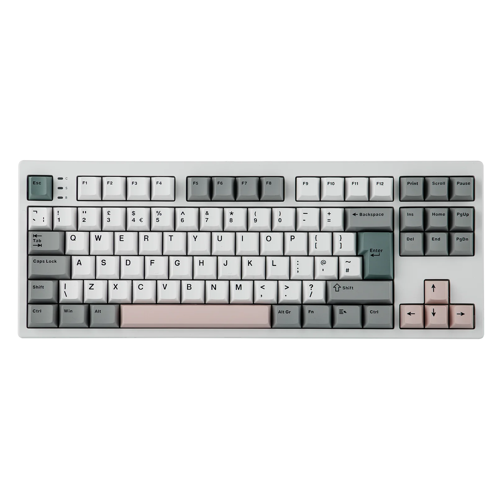ISO-UK Layout EPOMAKER TH87 Tenkeyless TKL Layout Hot-Swap Gasket Wired/Bluetooth/2.4Ghz Wireless Mechanical Keyboard 10000mAh B