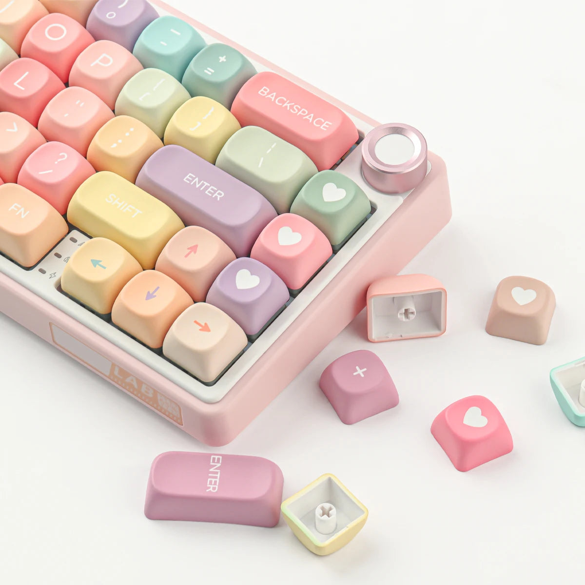 GMK Candy Keycaps Set 126 Keys PBT Material MOA Profile for CHERRY MX Switch 61/64/68/75/84/87/96/98/104 Mechanical Keyboard